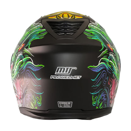 MTS M-966 ÇENE AÇILIR KASK GÜNEŞ VİZÖRLÜ DRAGO