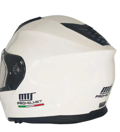 MTS M-966 ÇENE AÇILIR KASK GÜNEŞ VİZÖRLÜ WHİTE