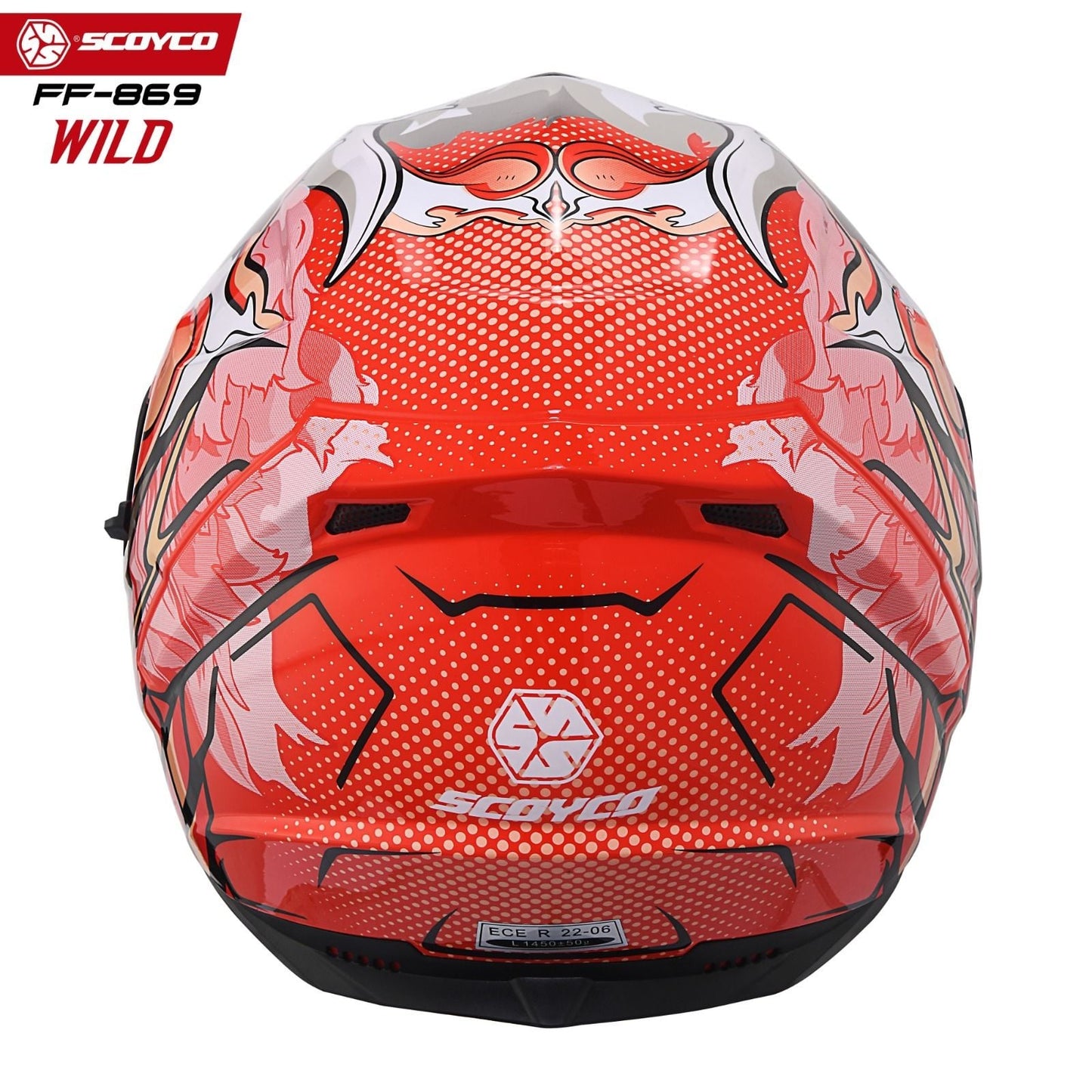 Scoyco Motosiklet Kaskı 869 Wild Tam Kapalı
