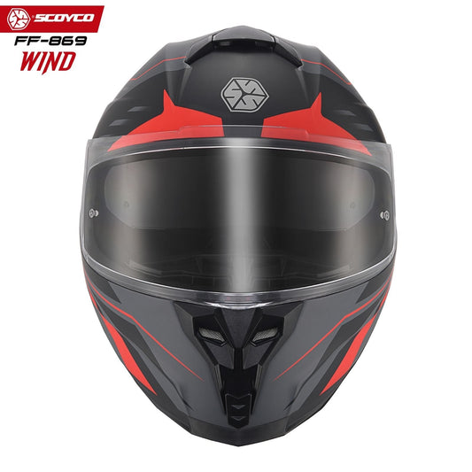 Scoyco Motosiklet Kaskı 869 Wind Tam Kapalı